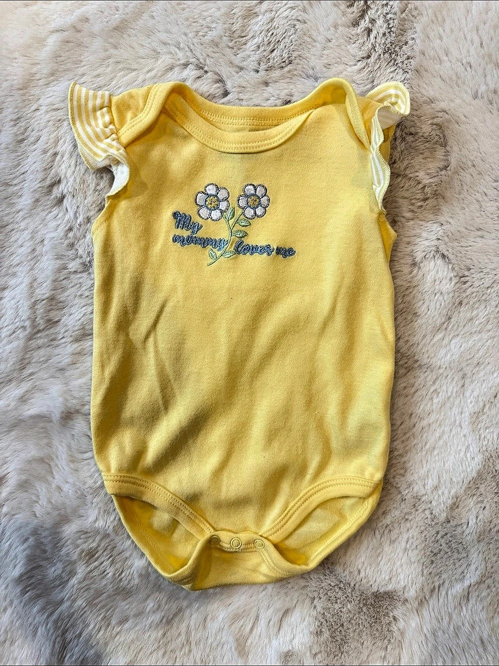 Baby Yellow Floral Bodysuit